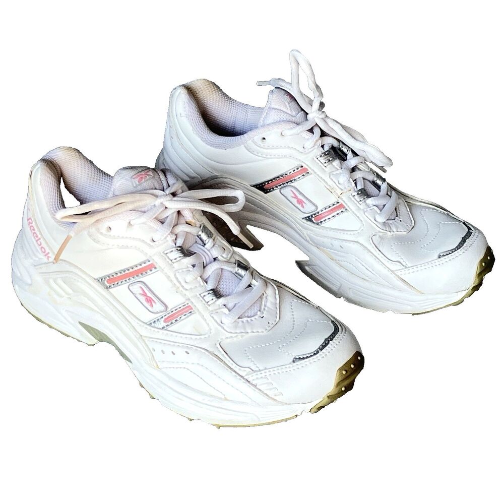 Reebok Vintage Aerobics Sneakers RB505 TYI Low Leather White 6 Womens Shoe Y2K - Picture 4 of 13